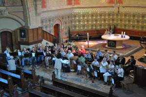 2010 Konzert in Potsdam/West mit dem Partnerchor aus Langenholzhausen